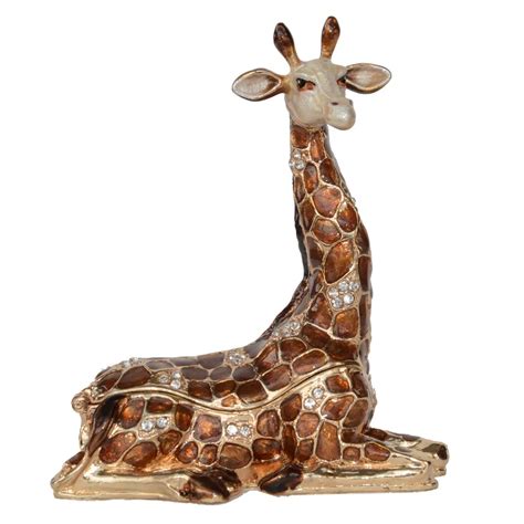 Metal Giraffe Jewelry Box 